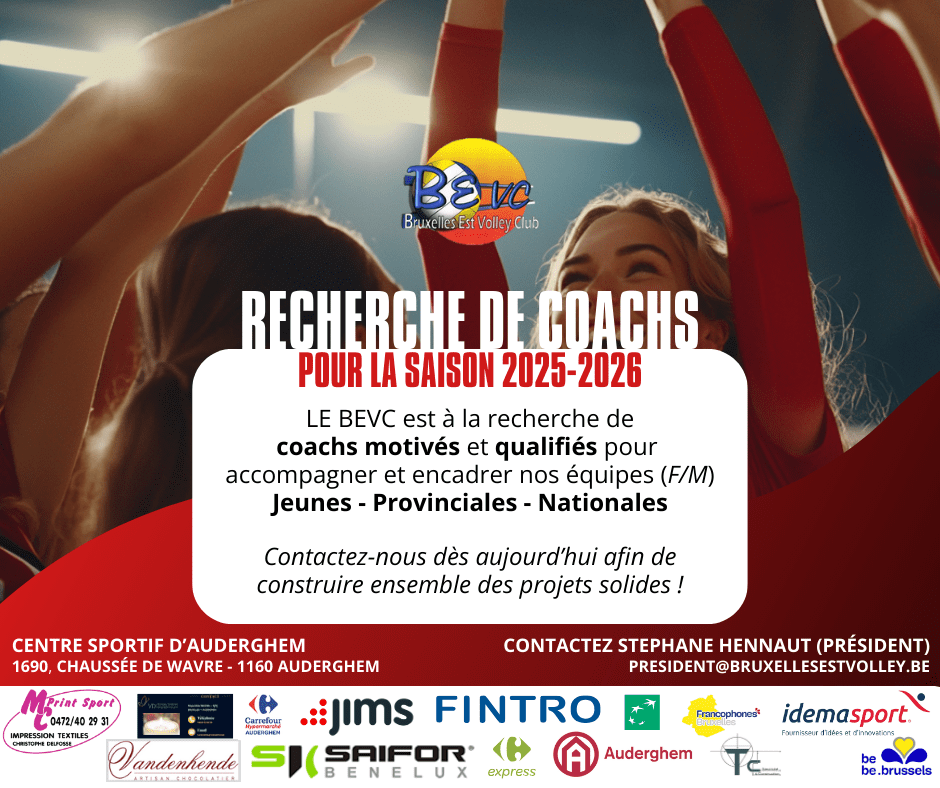 Recherche de coachs pour 2025-2026